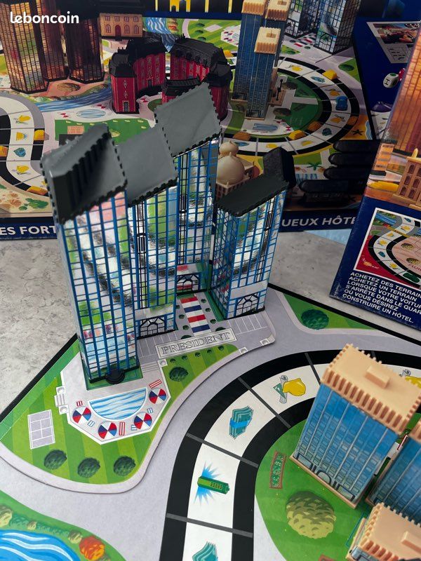 Jeu De Société HÔTEL Hasbro 1994 - édition Rétro Vintage, Occasion (à Vérifier)