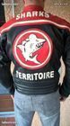 Blouson moto cuir SHARK noir rouge XL-XXL Excellent état (image 4)