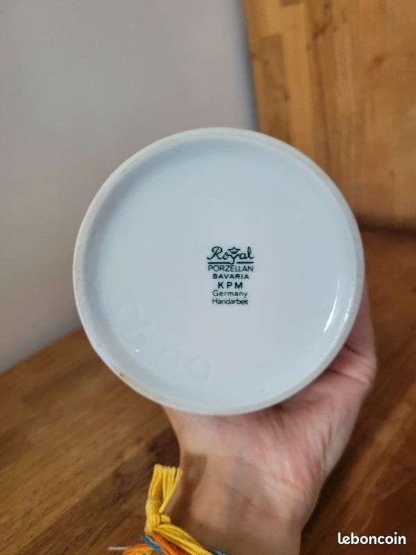 Vase en porcelaine Royal Porzellan Bavaria KPM – Allemagne (image 3)