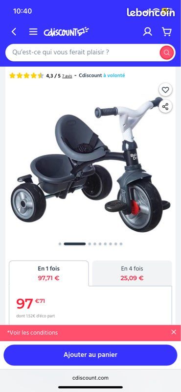 Tricycle 3 en 1 (image 6)