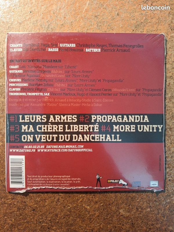 Datune - propagandia CD ep promo Da project RARE (image 2)