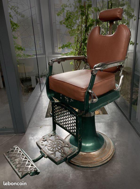 Fauteuil de barbier vintage (image 2)