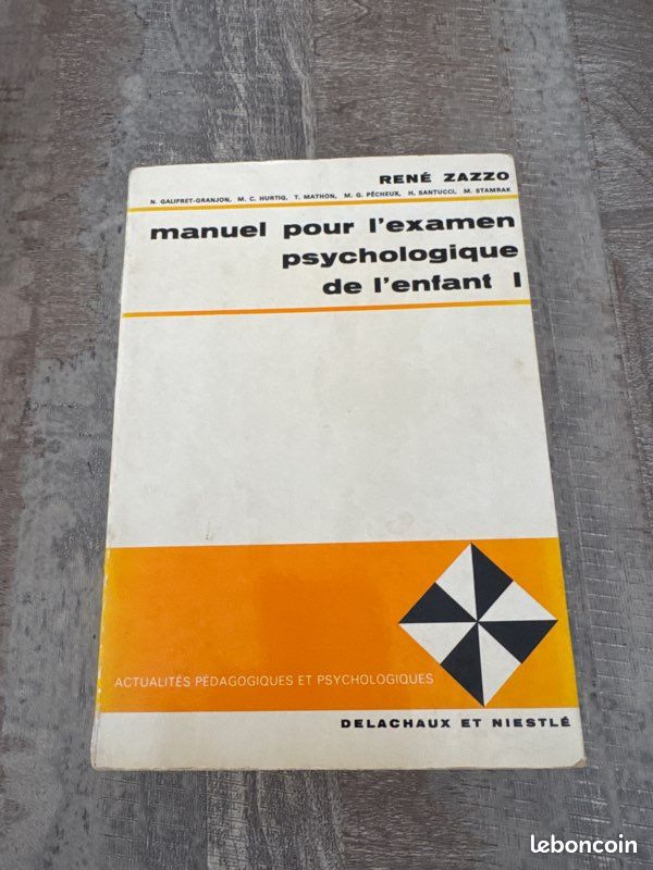 Manuel pour l'examen psychologique de l'enfant 1 (image 1)