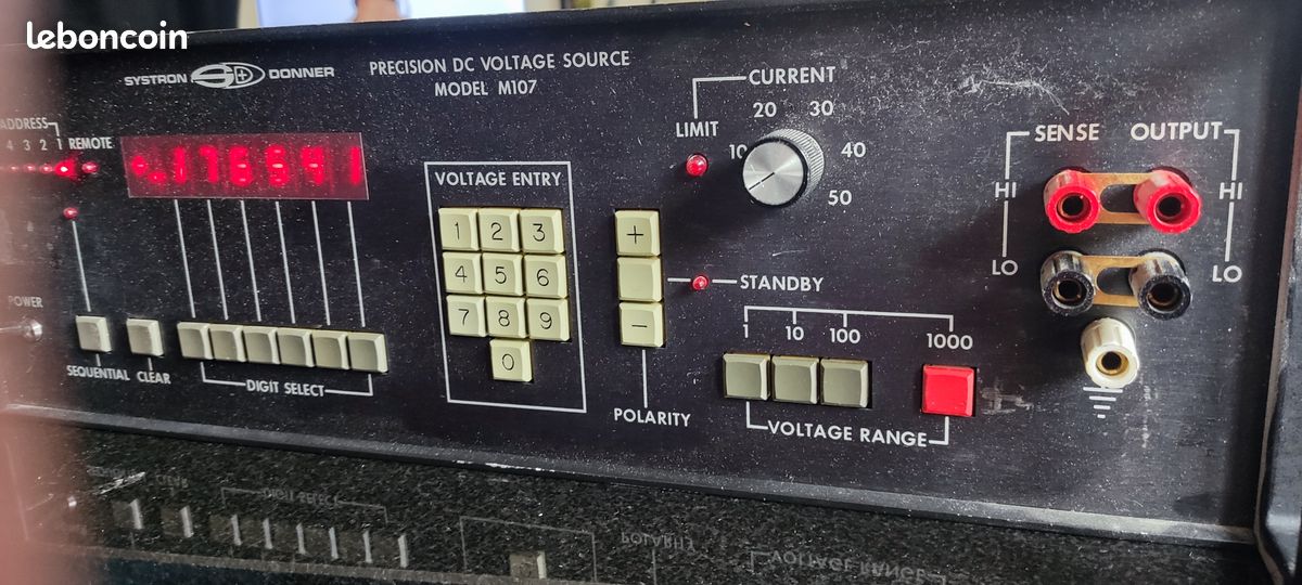 SYSTRON Donner M107 Source de précision DC voltage (image 3)