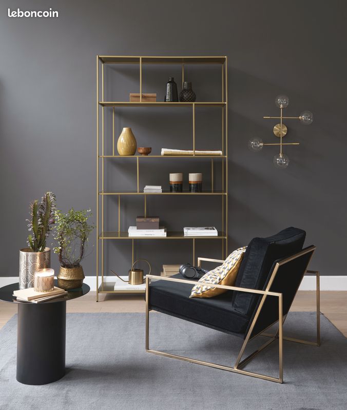 Simply - Étagère en métal doré maison du monde (image 5)