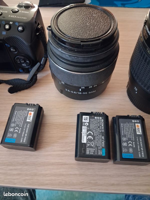 Télécommande Déclencheur Câblée 1m Compatible Sony Alpha SLT-A35 - Pour Photos Sans Flou, Pose Longue