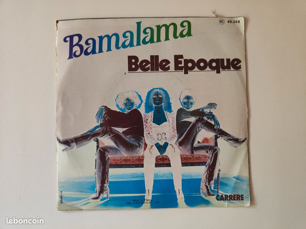 🎵 BAMALAMA - Belle Epoque | 45 tours Carrère 1978 (image 3)