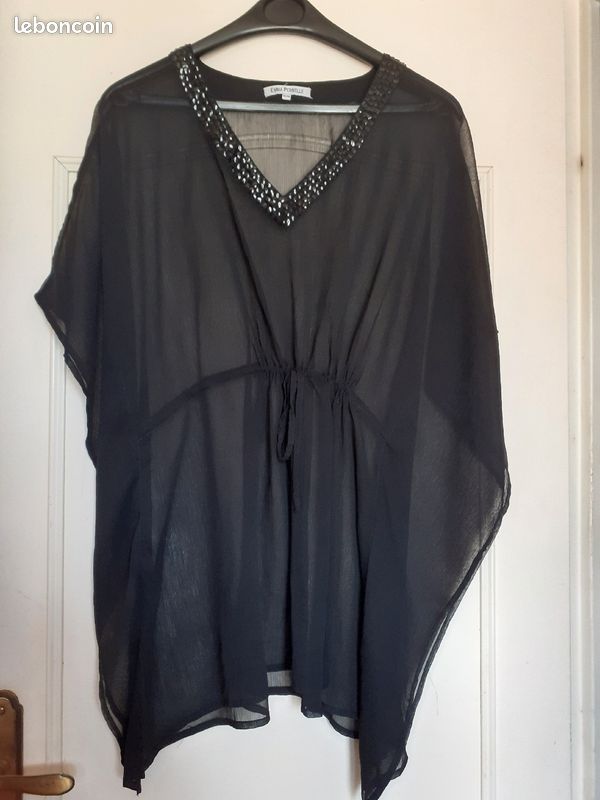 Haut noir voile taille 42 44 (image 1)