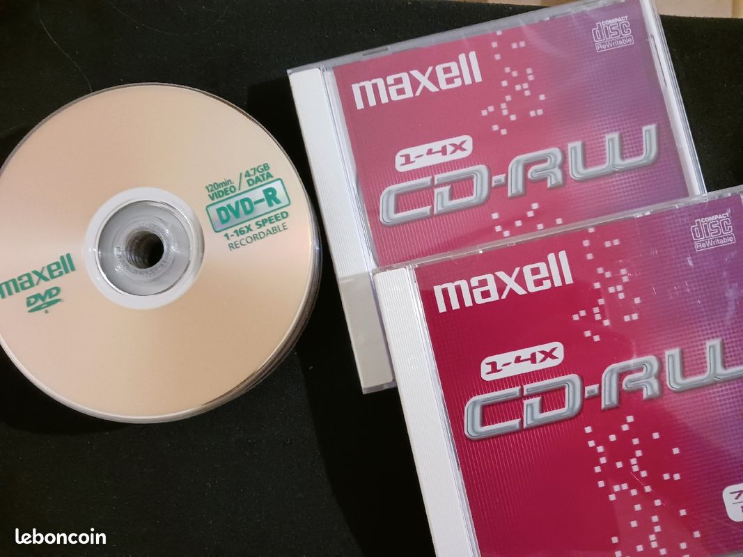 Lot DVD-r et CD-rw (image 1)