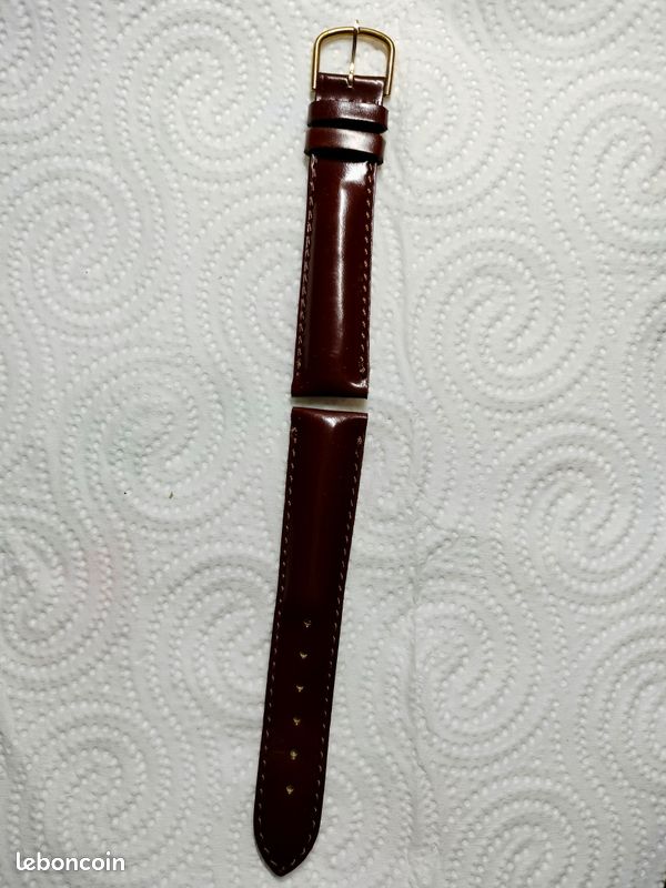 Bracelet De Montre En Cuir Marron - Ancien Stock Lip De 1985, Neuf Sans Boîte