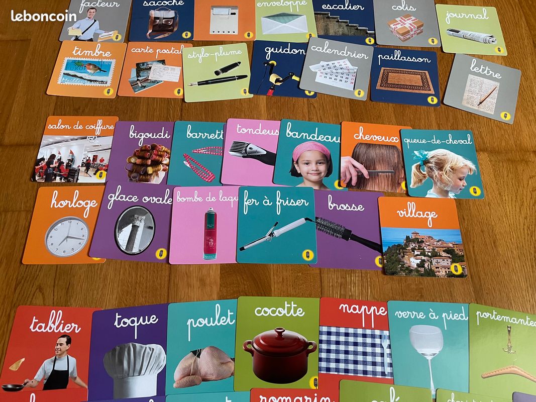 1 lot de 42 cartes-mots pour développer le vocabulaire, relatif à 3 thèmes (image 5)