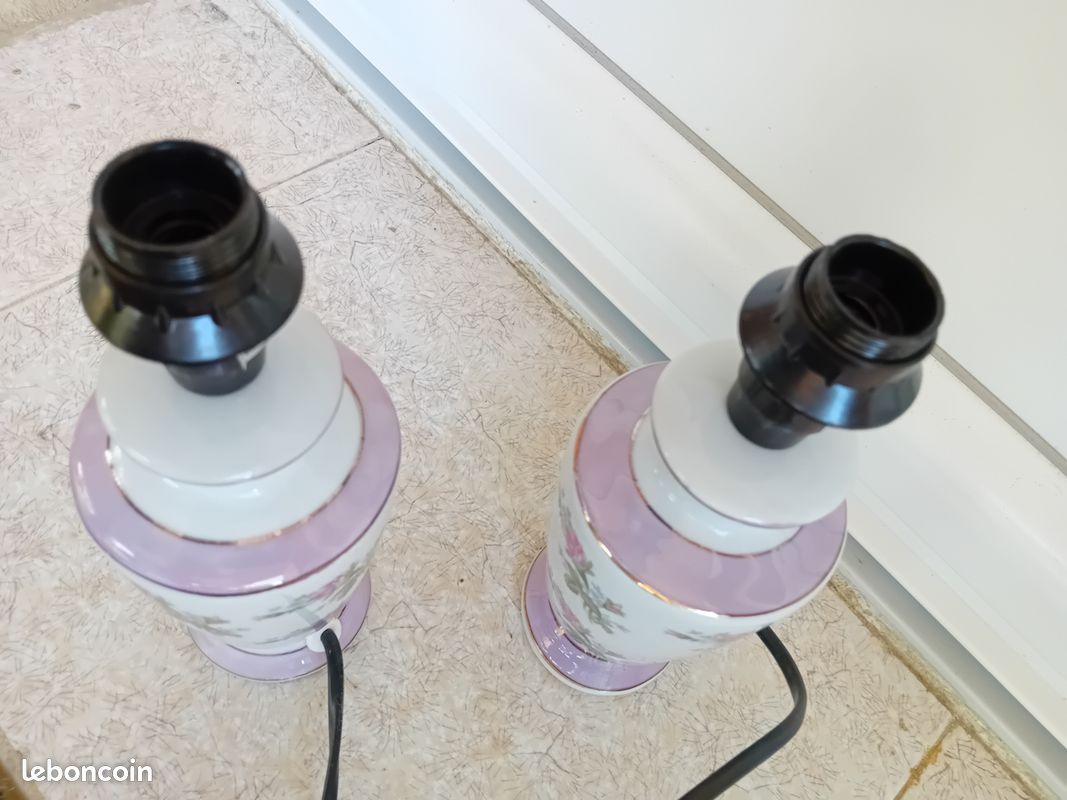 Pieds de lampe chevet (la paire) (image 3)