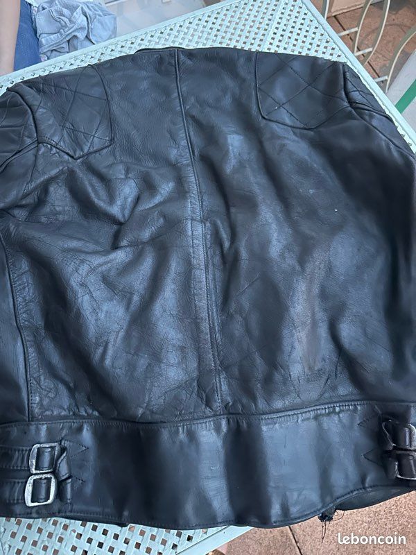 Blouson en cuir taille 42 mixte homme femme (image 3)