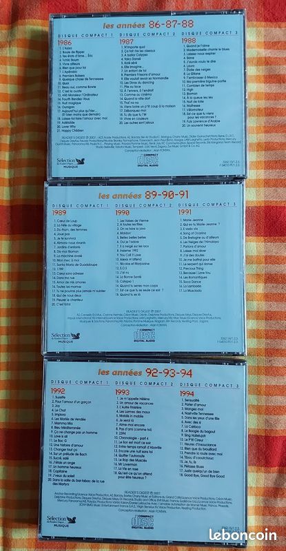 Hit parade / annees 86 87 88 89 90 91 92 93 94 (image 2)