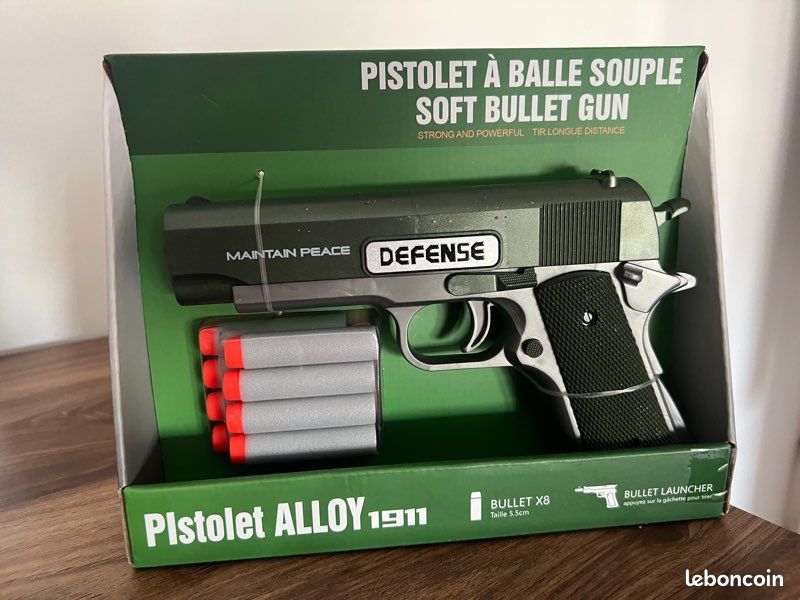 Pistolet à balles souples 1911 – Jouet neuf (image 2)