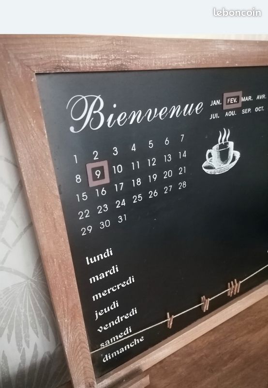 Tableau ardoise mémo calendrier (image 3)