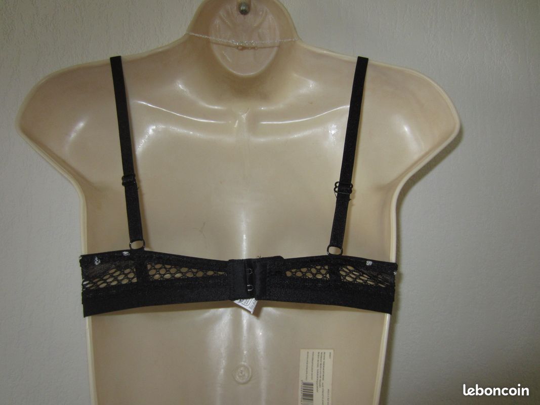 Soutien-gorge noir 90 B (image 2)
