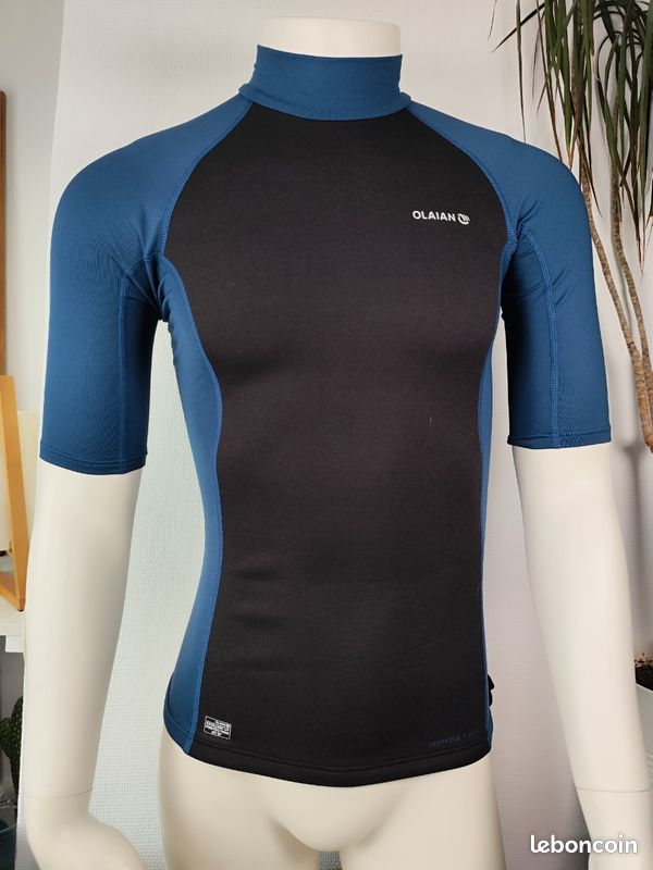 Anti Uv Lupetto Termico Decathlon Tee-shirt De Surf Anti UV Bleu