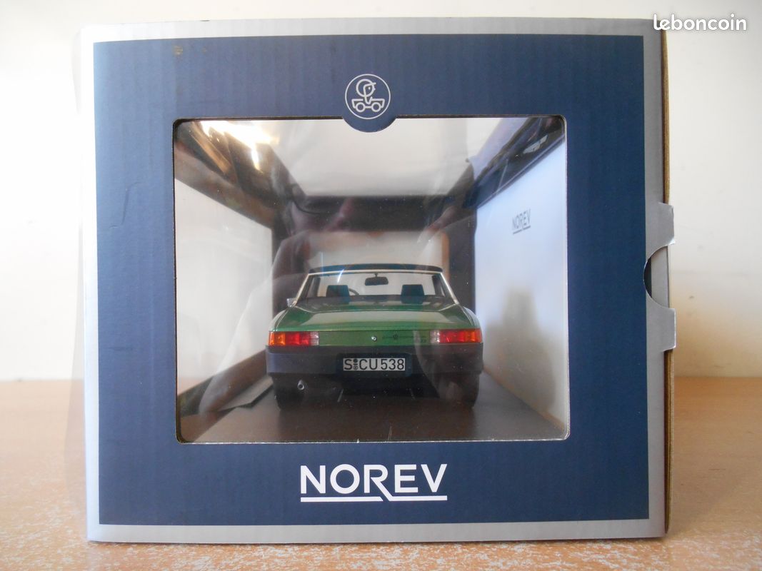 NOREV Porsche 911L Targa 1/43 - Jaune Doré - Ancien Modèle En Boîte - Occasion