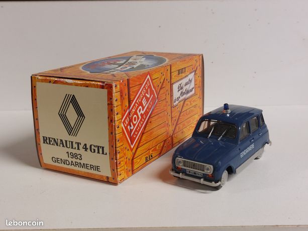 Norev 1/43 – Renault 4L Gendarmerie – Collection Miniature – Très Bon état