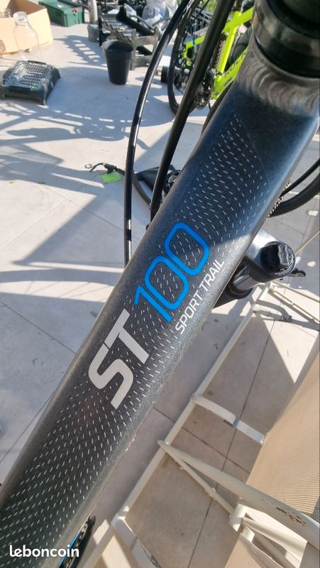 Vtt rockrider st 100 gris peu servi (image 7)