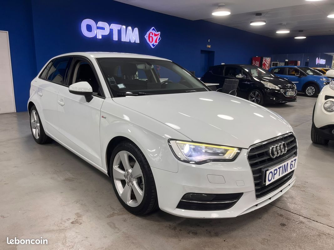 Audi a3 sportback 2l tdi 150cv ambition an07/2014 entretien a jour garantie 1an (image 1)