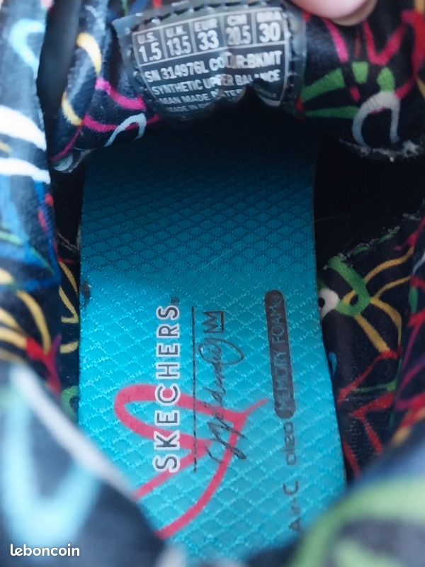 Skechers noir taille 33 (image 4)