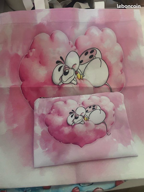 Tote bags diddl et trousse de maquillage diddl (image 1)