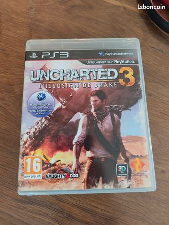 Jeu PS3 Uncharted 3 L'Illusion De Drake Version FR Neuf Sous Blister - Aventure/Acton