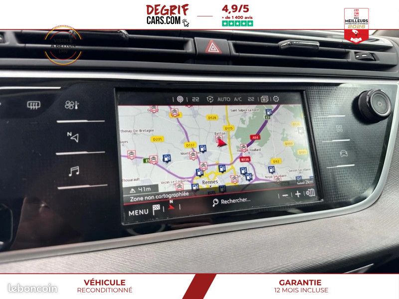 Citroën c4 spacetourer Grand 1.6 BlueHDi 120 EAT6 Shine 7 Places + GARANTIE 12 MOIS (image 23)