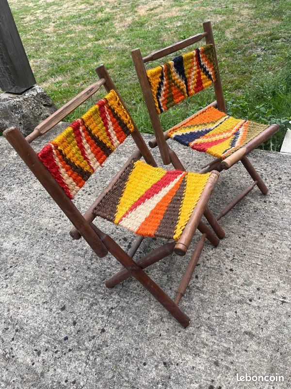 Chaises artisanales Amérique du sud (image 2)