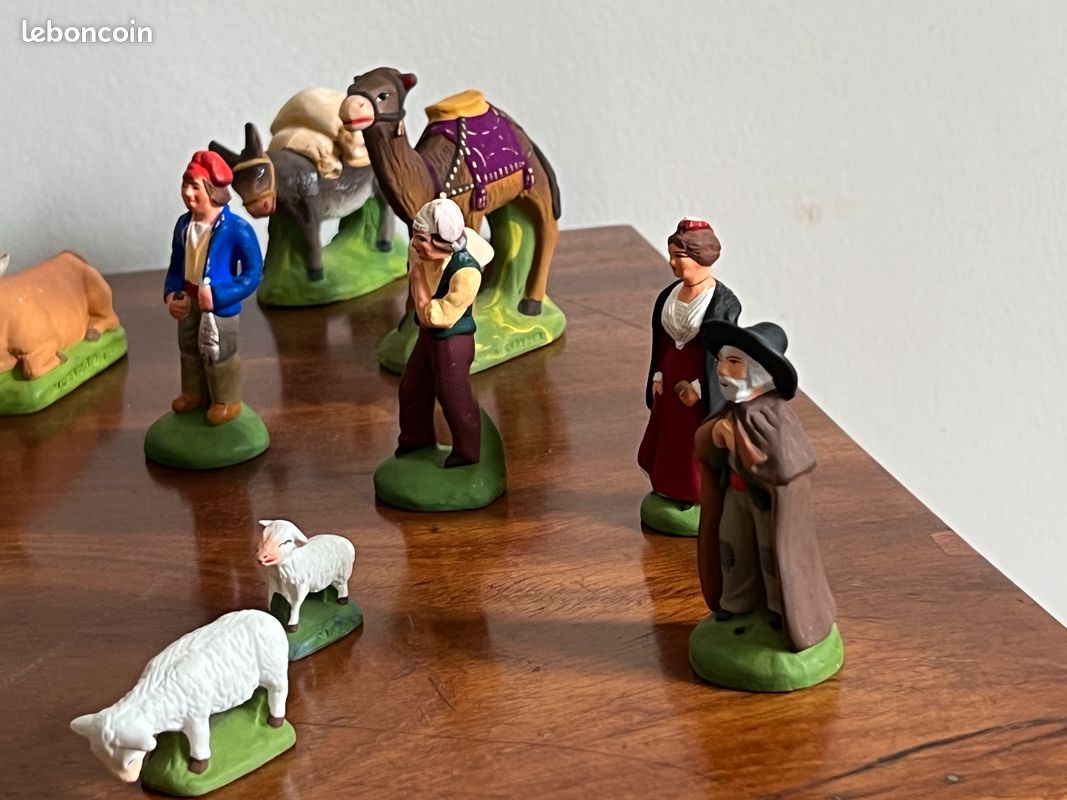 Vends crèche Marcel Carbonnel 7cm en parfait état (23 pièces) (image 4)