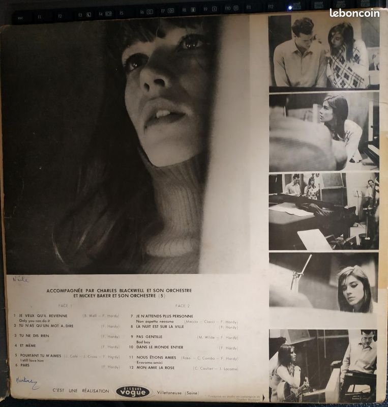 Disque Vynil 33 T Françoise Hardy (image 3)