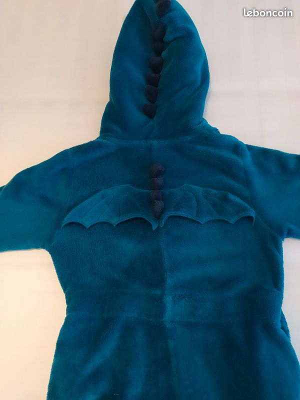 Peignoir De Bain Déguisement Enfant Dinosaure éponge Coton - 340g/m²