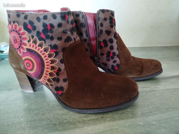 Léopard Bottines Femme Desigual Bottines De Pluie Desigual Chaussures