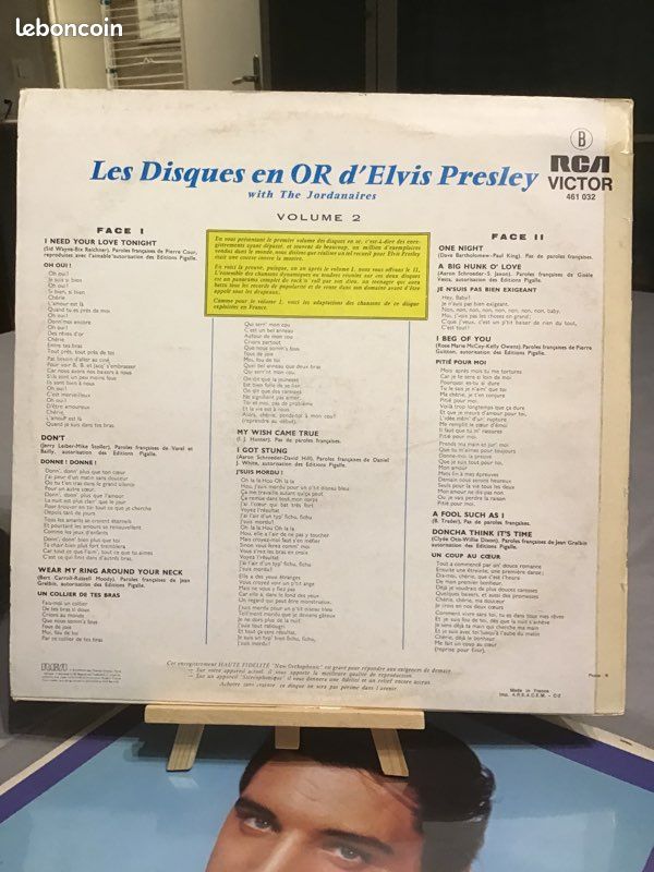 Elvis Presley vinyle 33t (image 2)