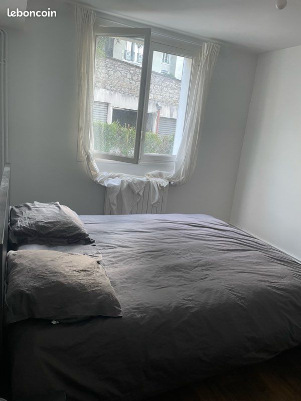 Lit Ikea MALM 160x200 + Matelas Bultex (image 1)