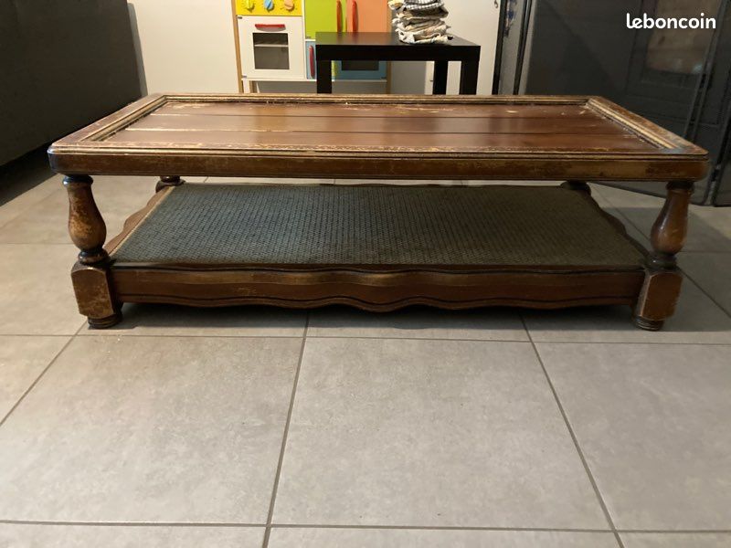 Table basse bois (image 1)