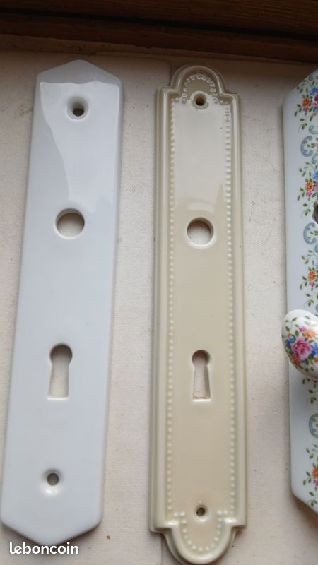 Plaques anciennes de propreté – entrée de clé en porcelaine N°3 (image 4)