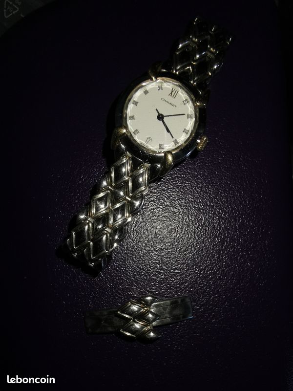 Montre CHAUMET or et acier diamants griffe Elysee (image 2)