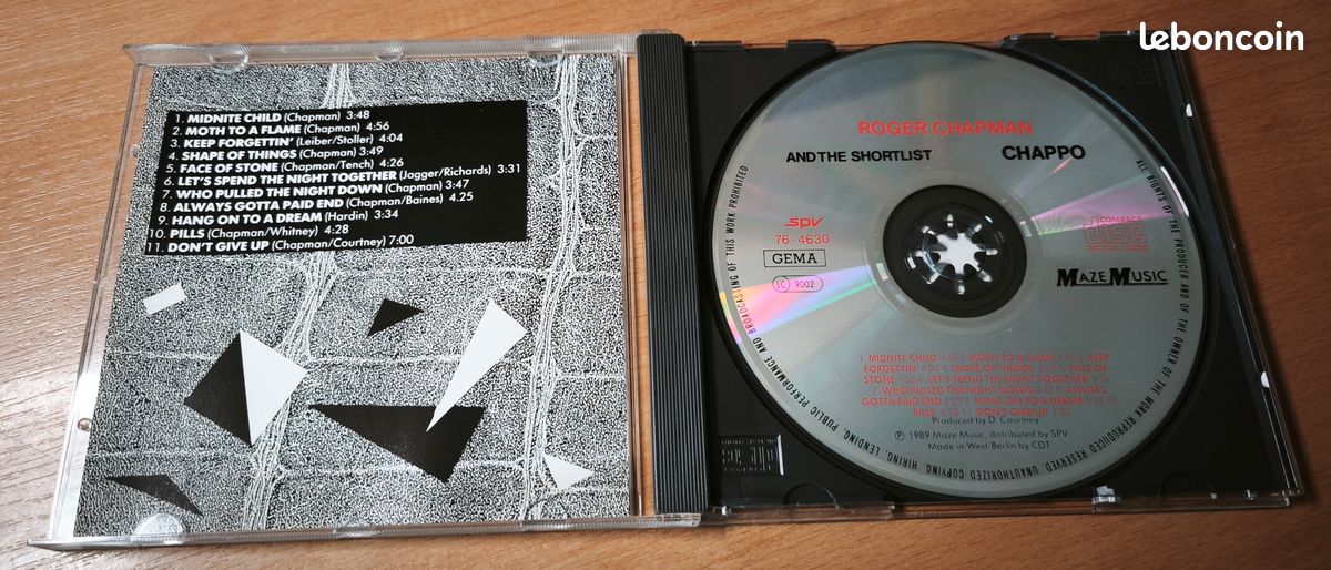 Chappo de Roger Chapman (CD), comme neuf (image 2)