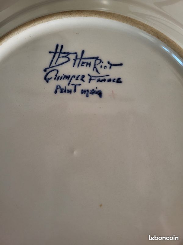 Assiette porcelaine Henriot (image 3)