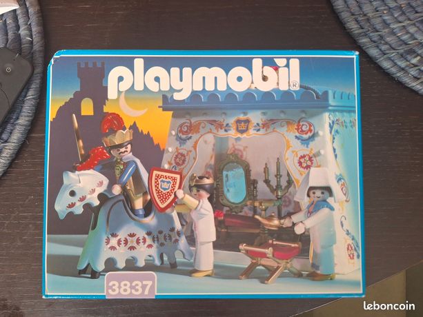 PLAYMOBIL REINE NOIRE Du 4591 Complet Château Roi Chevalier Contes De