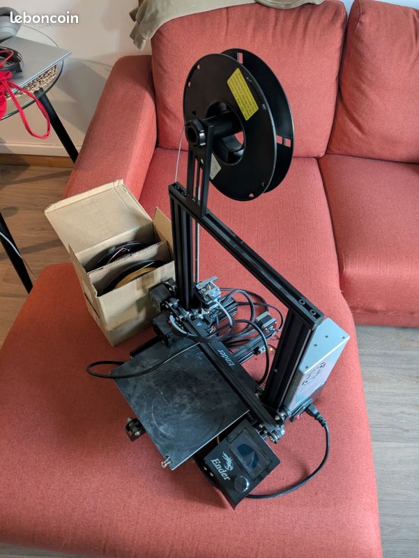 Pack Imprimante 3D Creality Ender 3 fiabilisée + 3 bobines (image 3)