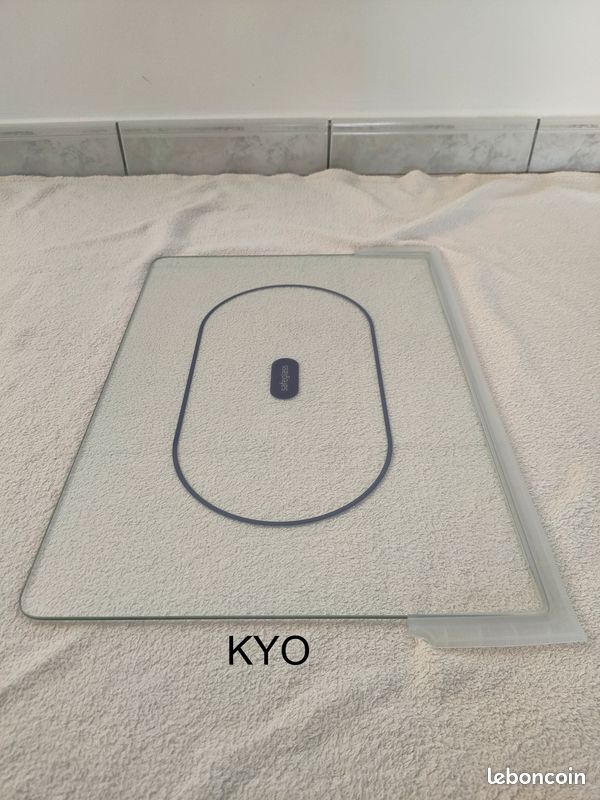Whirlpool clayette étagère en verre transparent, bords plastique, 481245088282, réfrigérateur-congélateur combiné ARC6428 - Très bon état (image 4)