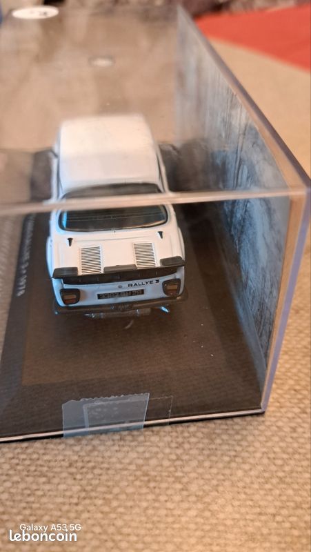 SIMCA 1000 Rallye 3 – Miniature Provence Moulage 1/43 – Blanche – Résine – Avec Défaut