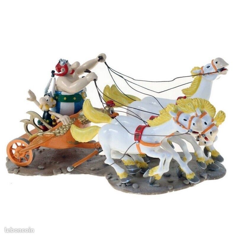 Figurine Pixi Mini Obélix Et Idéfix – Plomb – Collection 1995 – Bon état