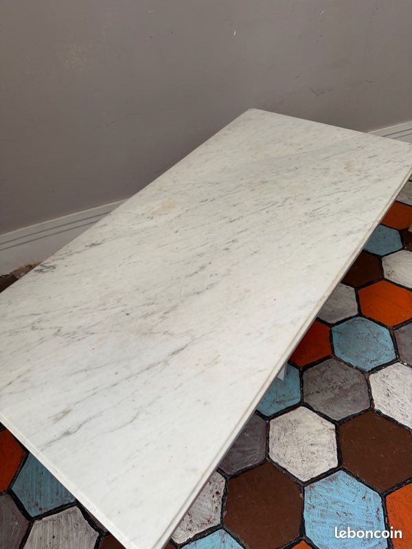 Véritable table basse en marbre (image 3)