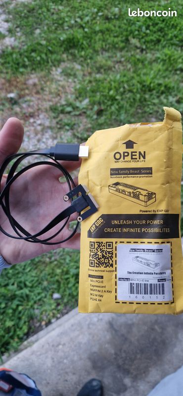 Câble MINI PCI-Express VERS HDMI pour Exp gdc BEAST mini pci-e