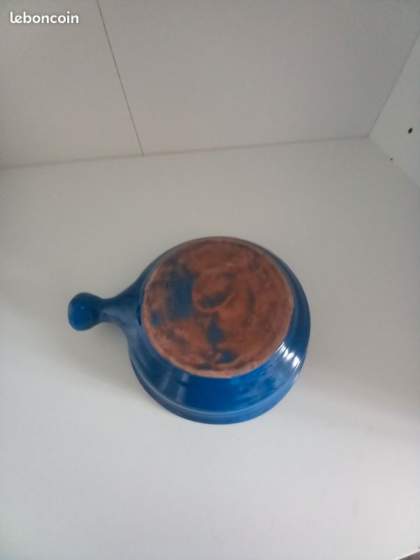 Cassolette bleue terre cuite (image 2)